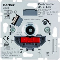 BERKER one.platform R/L LED otočný stmievač