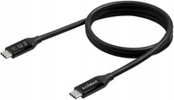 Kábel USB4/Thunderbolt 3 Edimax UC4-010TB V2 1m USB-C na USB-C čierny Kábel USB4/Thunderbolt 3 Edimax UC4-010TB V2 1m USB-C na USB-C čierny