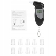 Alkohol tester ZENWIRE LCD 10 ks náustky čierne Alkohol tester ZENWIRE LCD 10 ks náustky čierne