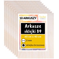 Preglejková doska na rezanie laserom 3mm 60x40cm x 10 ks Preglejková doska na rezanie laserom 3mm 60x40cm x 10 ks