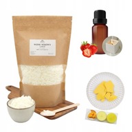 Sójový vosk 0,5kg + Olej 10ml + Farbivo 5g Set Sójový vosk 0,5kg + Olej 10ml + Farbivo 5g Set