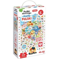 Pozorovacie puzzle Mapa Poľska