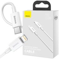 BASEUS USB-C BLESKOVÝ KÁBEL PRE IPHONE PD 20W 2M BASEUS USB-C BLESKOVÝ KÁBEL PRE IPHONE PD 20W 2M