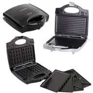 Hriankovač TOAST Vaflovač TOASTOVÉ SENDVIČE PANINI 3V1 ELEKTRICKÝ GRIL Vafle Hriankovač TOAST Vaflovač TOASTOVÉ SENDVIČE PANINI 3V1 ELEKTRICKÝ GRIL Vafle