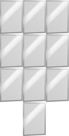 Odolný samolepiaci rám Duraframe, A3, 2 kusy, striebro x 10 bal Odolný samolepiaci rám Duraframe, A3, 2 kusy, striebro x 10 bal