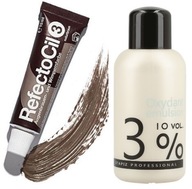 REFECTOCIL SET HNEDÁ HENNA + STAPIZ VODA 3%