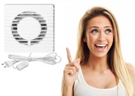 TICHÝ KÚPEĽŇOVÝ VENTILÁTOR 100mm S VYP