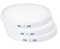 3x LED panel, prisadené stropné svietidlo, 24W CCD 3x LED panel, prisadené stropné svietidlo, 24W CCD