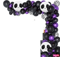 Fialová halloweenska girlanda s balónikom Fialová halloweenska girlanda s balónikom