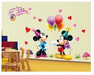 Nálepky na stenu Mickey Mouse Minnie Pluto XL Nálepky na stenu Mickey Mouse Minnie Pluto XL