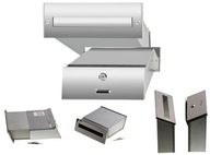 INOX PRIESTOROVÁ LISTINOVÁ SCHRÁNKA DO STAVBY, obojstranná, polohovateľná poštová schránka INOX PRIESTOROVÁ LISTINOVÁ SCHRÁNKA DO STAVBY, obojstranná, polohovateľná poštová schránka