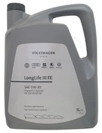 Syntetický motorový olej VOLKSWAGEN olej 0W30 5L Longlife III FE