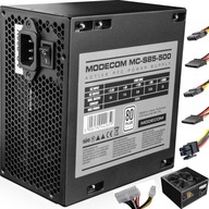 PSU MODECOM MC-500-85 500W CERTIFIKÁT 80 PLUS