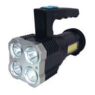 BATERKA, VYHĽADÁVACIA, KEMPINGOVÁ LAMPA 4 LED COB USB BATERKA, VYHĽADÁVACIA, KEMPINGOVÁ LAMPA 4 LED COB USB
