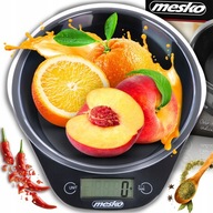ELEKTRONICKÁ KOVOVÁ KUCHYŇSKÁ VÁHA 5 KG TARE/LCD
