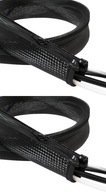 LogiLink organizér káblov 50 mm x 1 m čierny x 2 LogiLink organizér káblov 50 mm x 1 m čierny x 2