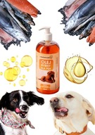 Rybí olej pre mačku Omega Dog 3 Vitamínové tuky trávenie 500 ml odolnosť Rybí olej pre mačku Omega Dog 3 Vitamínové tuky trávenie 500 ml odolnosť