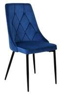Námornícka modrá zamatová stolička, obývačka, jedáleň, kancelária