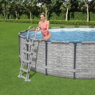 BESTWAY 4-STUPŇOVÝ BAZÉNOVÝ REBRÍK 122CM BESTWAY 4-STUPŇOVÝ BAZÉNOVÝ REBRÍK 122CM