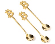 Lyžičky pre krypto boháčov 3 ks BITCOIN Lyžičky pre krypto boháčov 3 ks BITCOIN