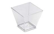 Nádoby, štvorcové dezertné poháre, 60 ml, 50 ks Nádoby, štvorcové dezertné poháre, 60 ml, 50 ks