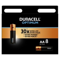 8x alkalická batéria Duracell OPTIMUM AA / LR6 8x alkalická batéria Duracell OPTIMUM AA / LR6