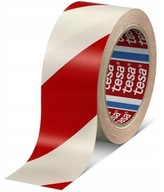Výstražná páska Tesa červeno-biela 33m 50mm