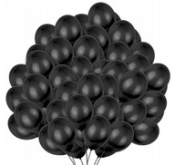 Čierne pastelové balóny 100 ks Halloween Birthday