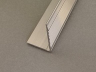 Hliníkový vlnitý uholník 40x25x2,5mm, dĺžka 200cm