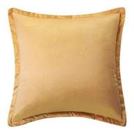 Obliečka na vankúš 40x40, horčica, Mäkký velúr Obliečka na vankúš 40x40, horčica, Mäkký velúr