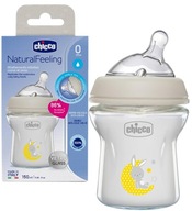CHICCO SKLENENÁ FĽAŠA NATURAL FEELING 0m+ 150ml CHICCO SKLENENÁ FĽAŠA NATURAL FEELING 0m+ 150ml