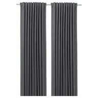 IKEA BLAHUVA Zatemňovacie závesy šedé 145x300cm IKEA BLAHUVA Zatemňovacie závesy šedé 145x300cm