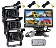 3x SÚPRAVA MONITOROVANIA CÚVANEJ KAMERY 9' QUAD 3x SÚPRAVA MONITOROVANIA CÚVANEJ KAMERY 9' QUAD