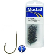 Háčiky Mustad 286A 286B 50ks. veľkosť: 1 HNEDÁ Háčiky Mustad 286A 286B 50ks. veľkosť: 1 HNEDÁ