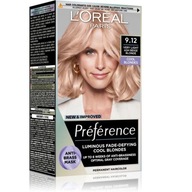 Farba na vlasy LOREAL Preference Cool Blondes 9.12 Veľmi svetlá blond Farba na vlasy LOREAL Preference Cool Blondes 9.12 Veľmi svetlá blond