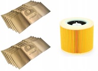 10x VRECKÁ + FILTER DO VYSÁVAČA KARCHER WD 3P 10x VRECKÁ + FILTER DO VYSÁVAČA KARCHER WD 3P