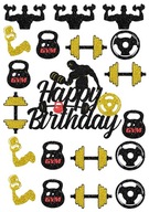 Oblátka na muffiny GYM Sugar Print A4 Oblátka na muffiny GYM Sugar Print A4