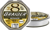 Konger Braider x8 Neviditeľný oplet 0,08mm/150m