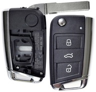Púzdro na diaľkový kľúč VOLKSWAGEN GOLF MK7 HU66 Púzdro na diaľkový kľúč VOLKSWAGEN GOLF MK7 HU66