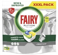 Fairy Platinum Plus All In One Kapsule do umývačky riadu Lemon 100KS + ZDARMA