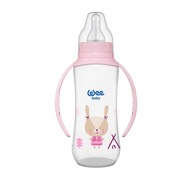 Fľaša na kŕmenie WEE BABY PP 270ml 6m+ ružová