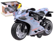 Diecast model Motocykel s povrázkovou hračkou ZA3933
