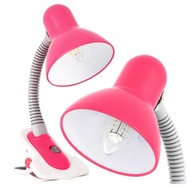 Stolná lampa SCHOOL E27 10W KLIPS ružová Stolná lampa SCHOOL E27 10W KLIPS ružová