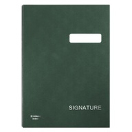 Podpisový priečinok A4 450 g/m2 20 portov zelený