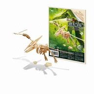 Drevené puzzle dinosaurus 3D pterodaktyl Buki