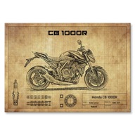 Honda CB 1000R Metal Poster Darček L Honda CB 1000R Metal Poster Darček L