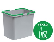 Odpadkový kôš do zásuvky skrinky, výška: 30 cm, 15 litrov