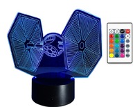 3D USB LED LAMPA STAR WARS FIGHTER NOČNÁ LAMPA
