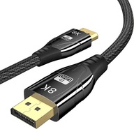 DISPLAY PORT Kábel DP-DP 1.4 DisplayPort 8K 3m DISPLAY PORT Kábel DP-DP 1.4 DisplayPort 8K 3m