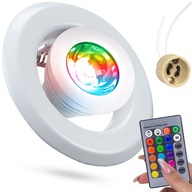 SÚPRAVA LED OSVETLENÍ GU10 BIELE RGB S DIAĽKOVÝM okrúhlym STROPNÝM SVETLÁM SÚPRAVA LED OSVETLENÍ GU10 BIELE RGB S DIAĽKOVÝM okrúhlym STROPNÝM SVETLÁM